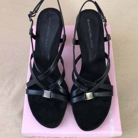 Bandolino 7 1/2 never worn black heels w box shoes - Picture 11 of 12